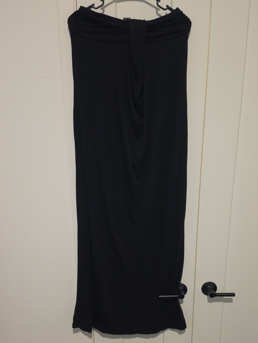 Hula Honey Black Strapless Maxi Dress